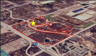 13027 Braun Road, Mount Pleasant, WI - AERIAL  map view