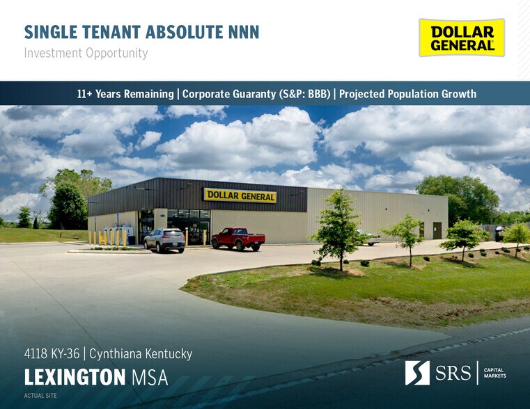 4118 Ky Highway 36 W, Cynthiana, KY for sale - Building Photo - Image 1 of 1