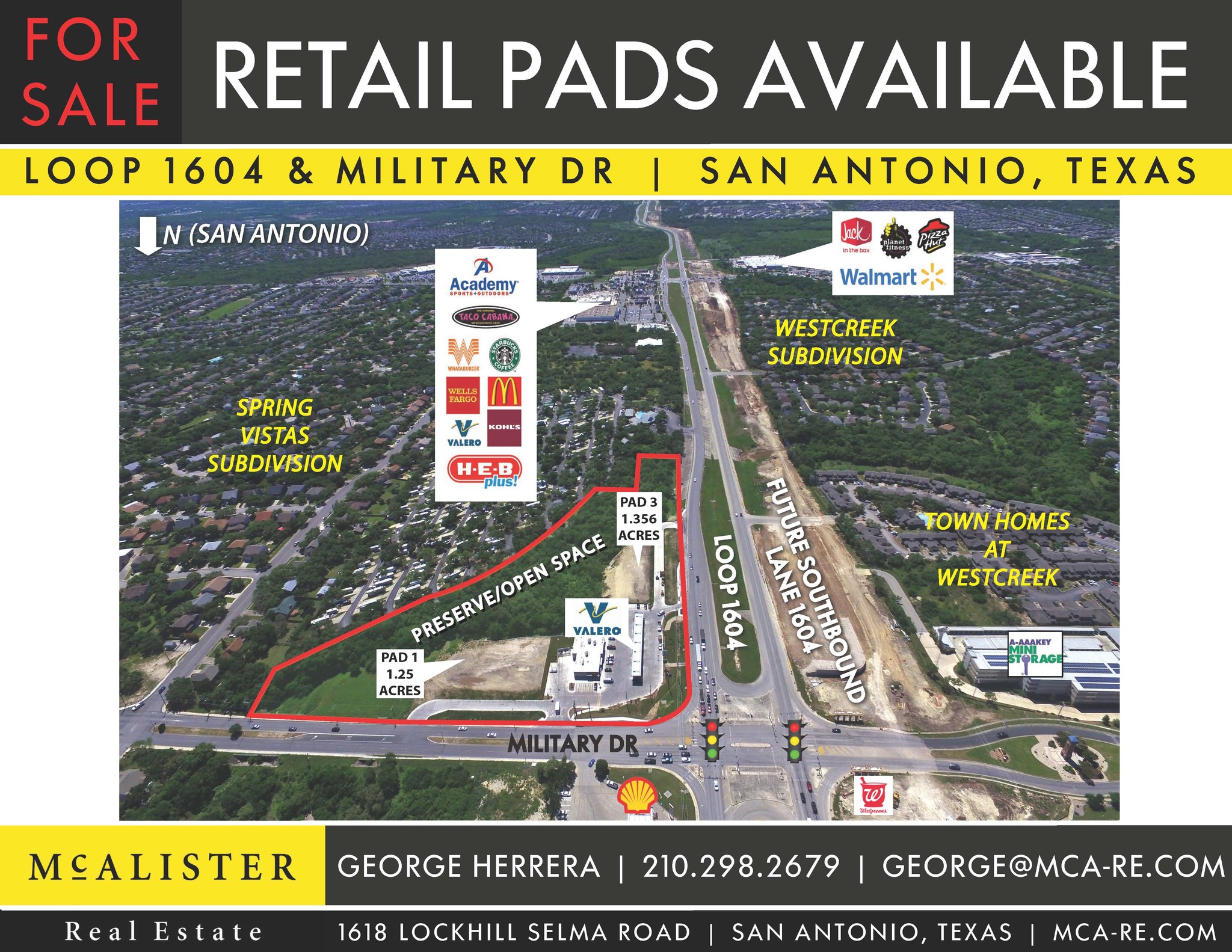 Loop 1604 & Military Dr, San Antonio, TX for sale Building Photo- Image 1 of 1