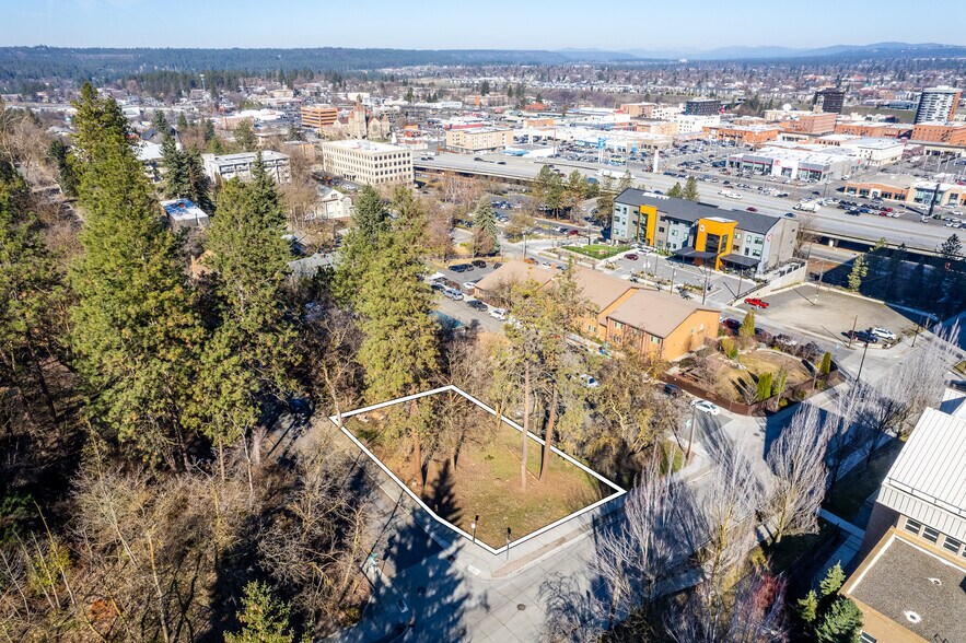 528 Monroe St, Spokane, WA for sale - Aerial - Image 2 of 3