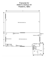 5547 S 5th Ave, Pocatello, ID for lease Floor Plan- Image 1 of 1