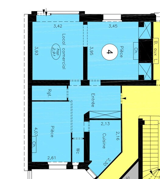 Retail in Paris for lease - Floor Plan - Image 2 of 5