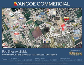 More details for NWC of Matlock Rd & Broad St, Mansfield, TX - Land for Sale