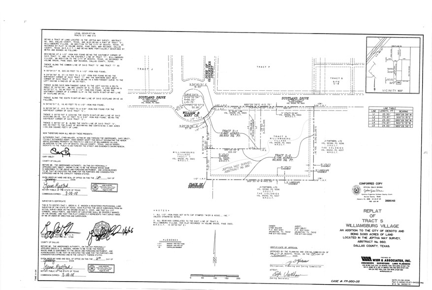 Scotland Dr, DeSoto, TX for sale - Site Plan - Image 2 of 2