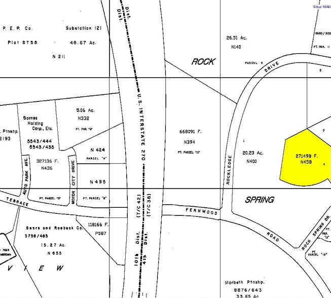 6555 Rock Spring Dr, Bethesda, MD for lease - Plat Map - Image 3 of 6