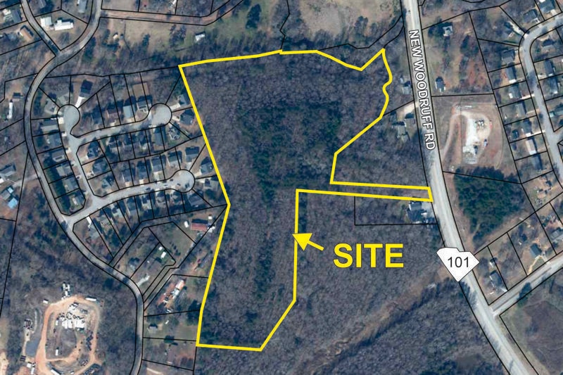 New Woodruff Road, Greer, SC for sale - Aerial - Image 2 of 2