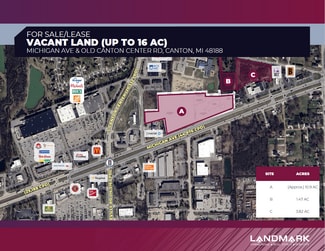 More details for 45220 Michigan Ave, Canton Township, MI - Land for Sale