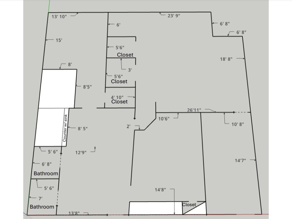 1118-1122 Light St, Baltimore, MD for lease Floor Plan- Image 1 of 1