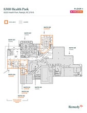 8300 Health Park, Raleigh, NC for lease Floor Plan- Image 1 of 1