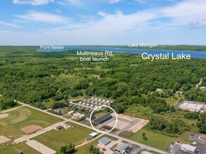 6868 South St, Benzonia, MI - AERIAL map view - Image1