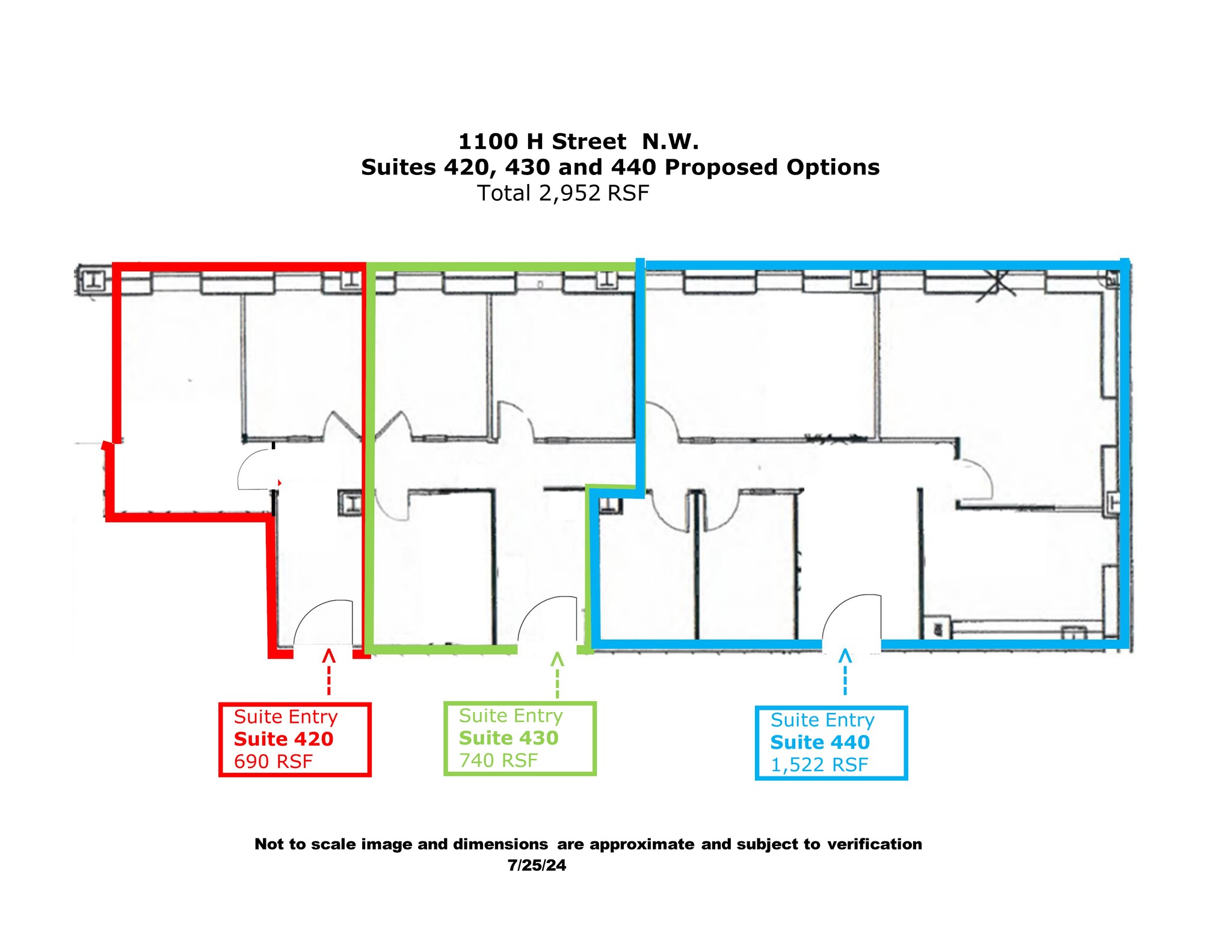 1100 H St NW, Washington, DC for lease Site Plan- Image 1 of 9