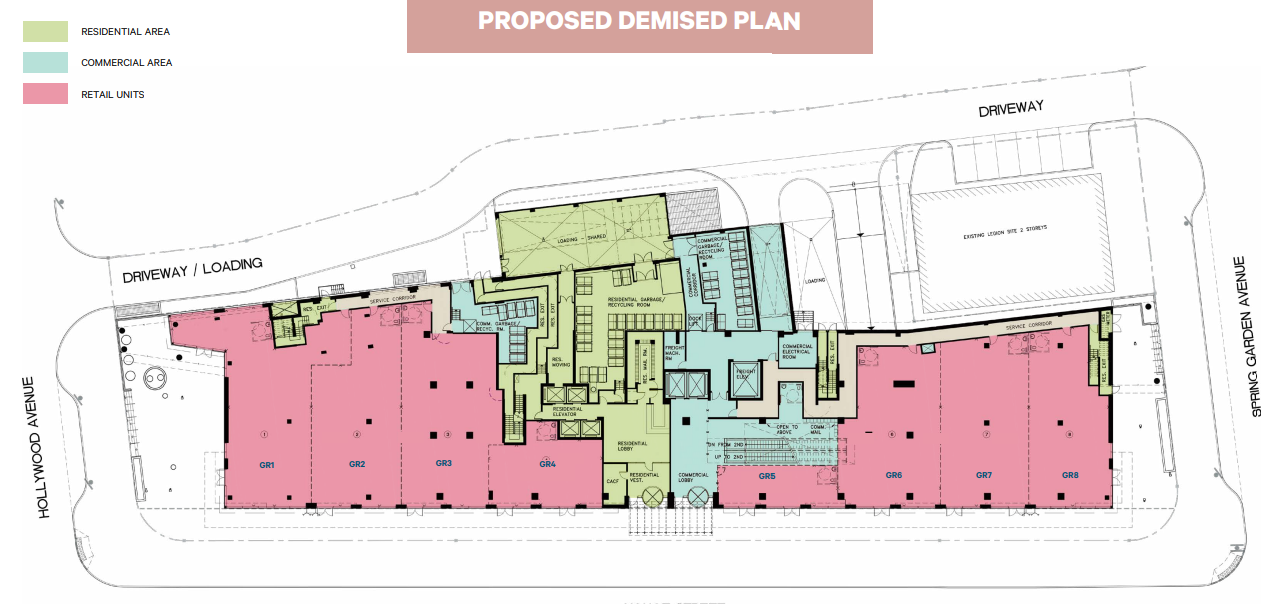 4965-4975 Yonge St, Toronto, ON for lease Floor Plan- Image 1 of 2