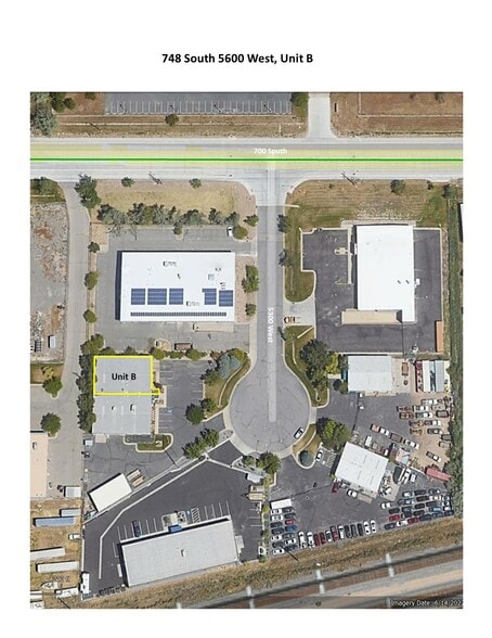 748 S 5300 W, Salt Lake City, UT for lease - Aerial - Image 2 of 12