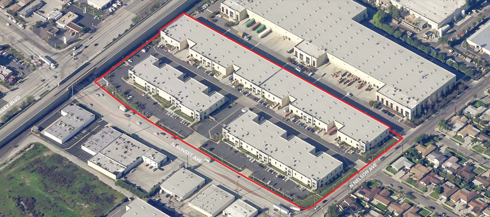 111-125 N Sunset Ave, City Of Industry, CA for sale Aerial- Image 1 of 1