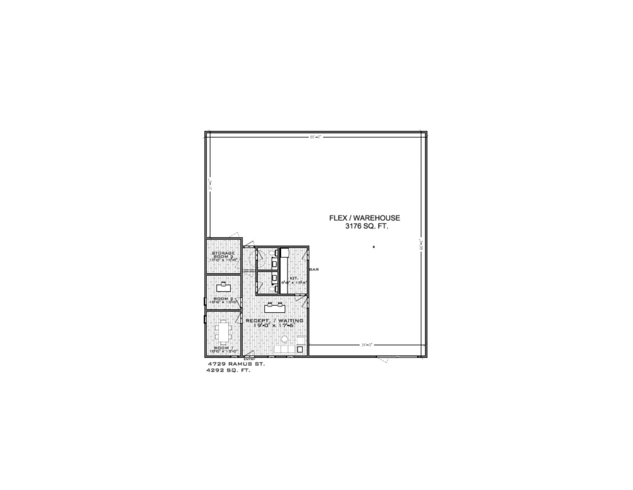 4729 Ramus St, Houston, TX for lease Site Plan- Image 1 of 10
