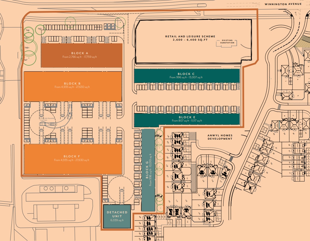 Winnington Av, Northwich for lease Site Plan- Image 1 of 1