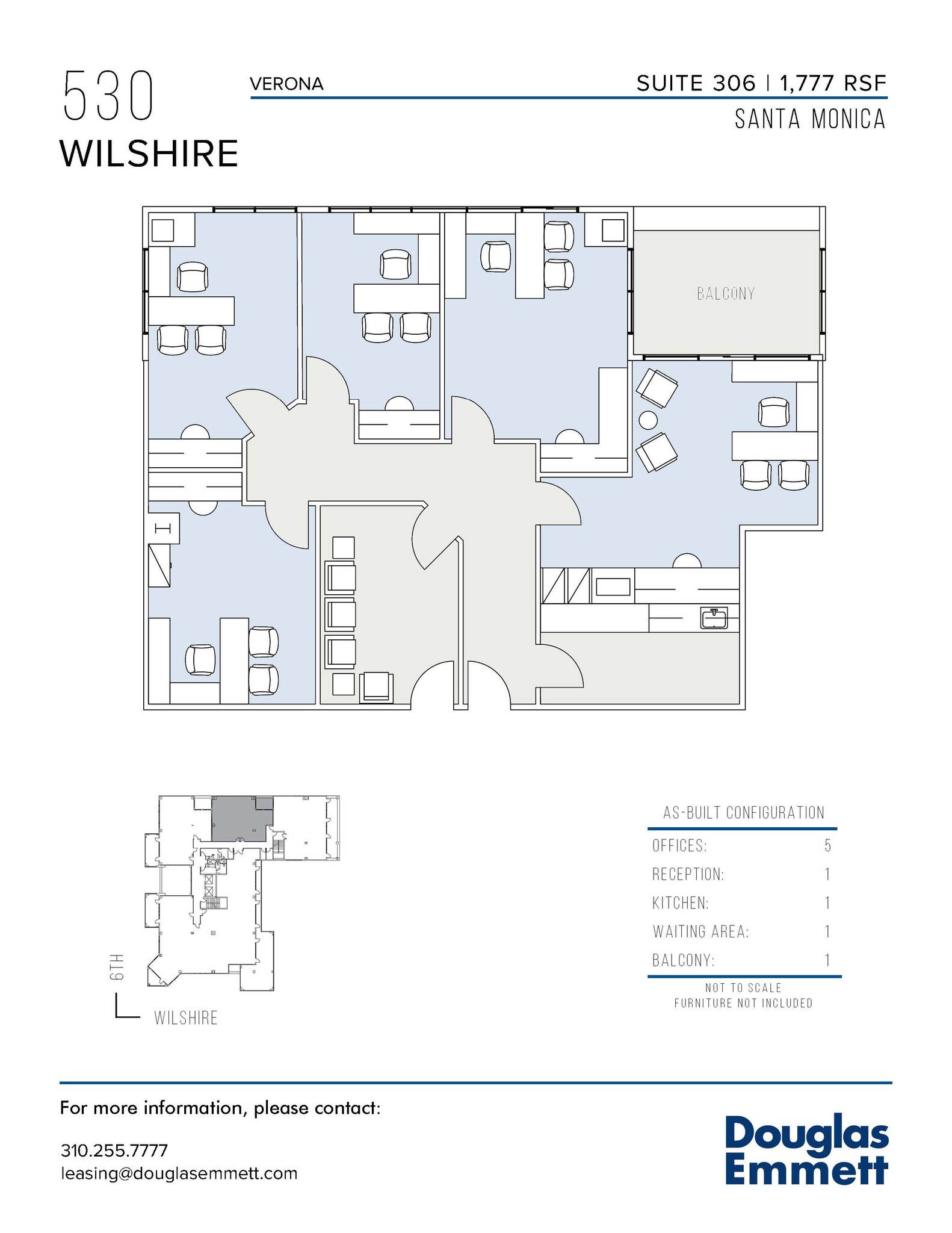 530 Wilshire Blvd, Santa Monica, CA for lease Floor Plan- Image 1 of 1