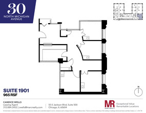 30 N Michigan Ave, Chicago, IL for lease Floor Plan- Image 1 of 7