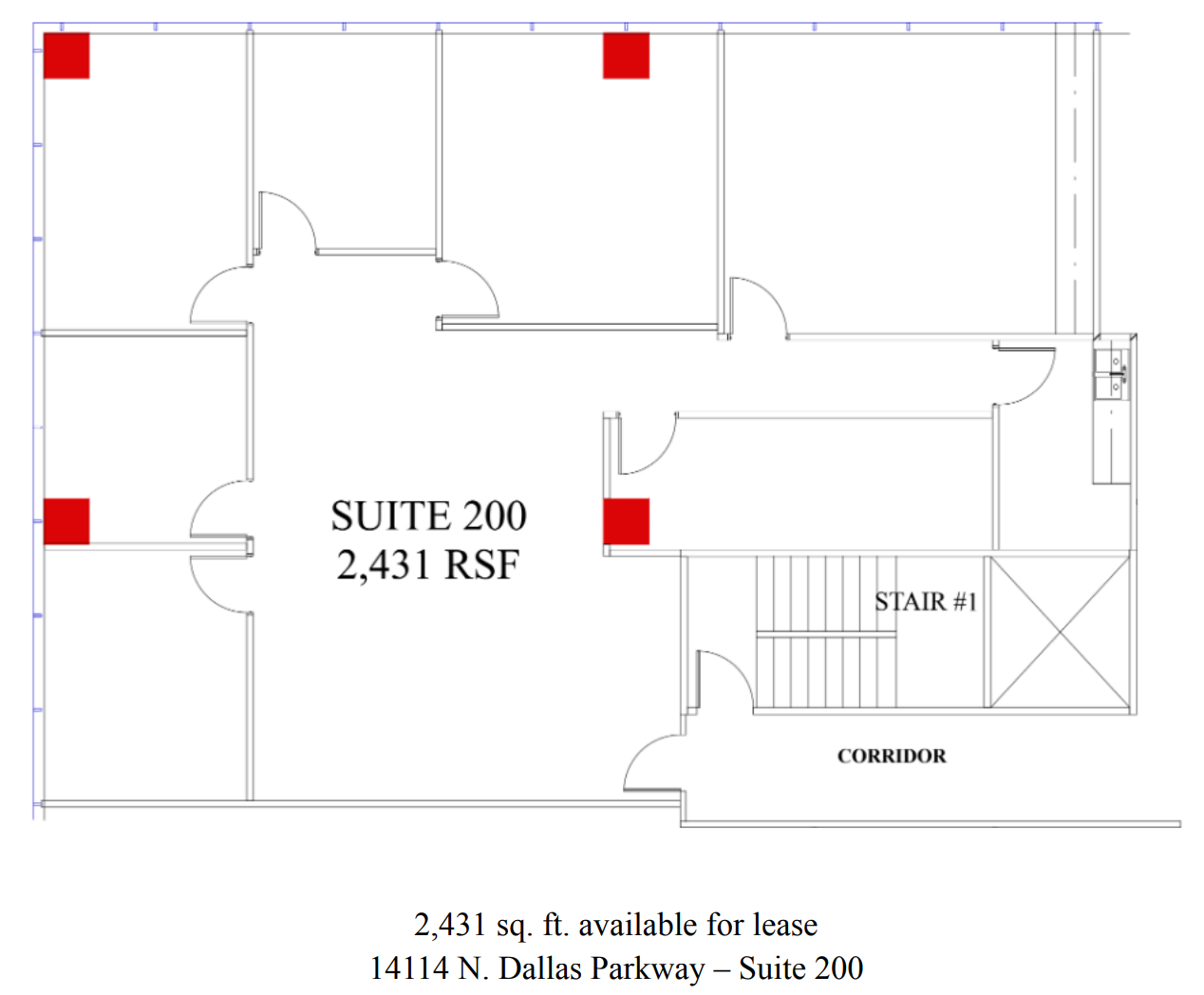 14110 N Dallas Pky, Dallas, TX for lease Floor Plan- Image 1 of 1