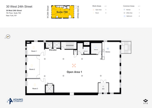 30 W 24th St, New York, NY for lease Floor Plan- Image 1 of 6