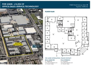 11065 Knott Ave, Cypress, CA for lease Floor Plan- Image 1 of 2