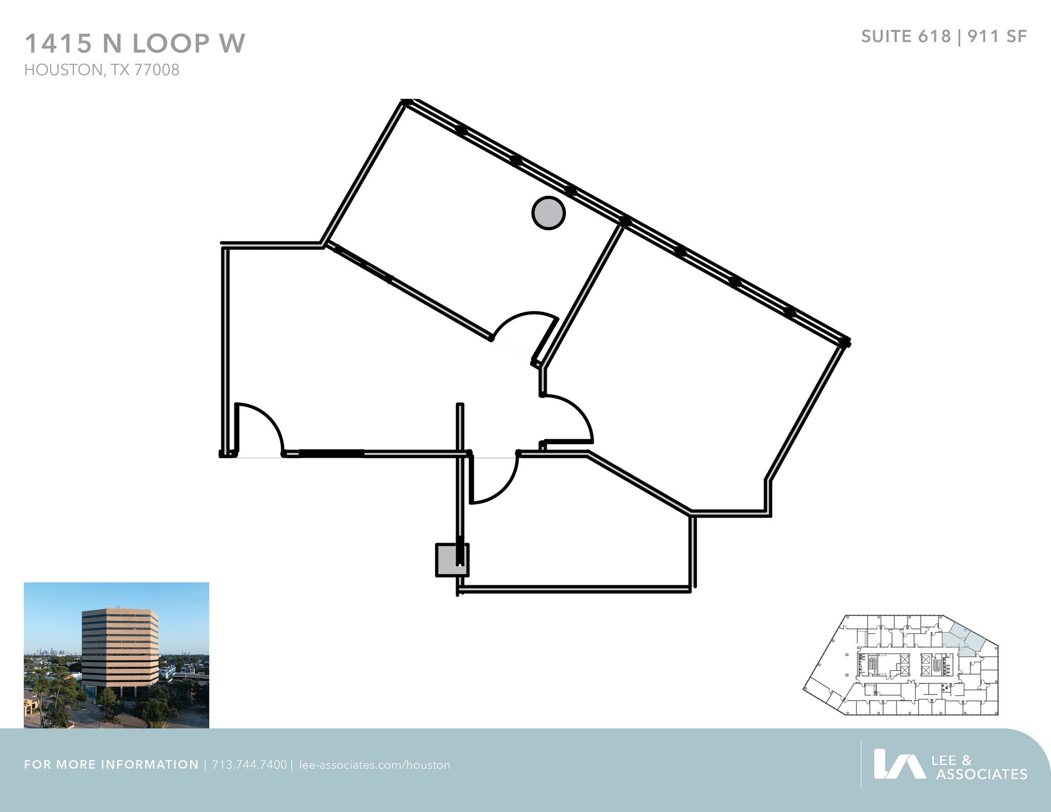 1415 North Loop W, Houston, TX for lease Floor Plan- Image 1 of 1