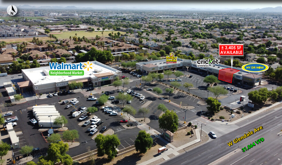 7450 W Glendale Ave, Glendale, AZ for lease - Aerial - Image 1 of 9