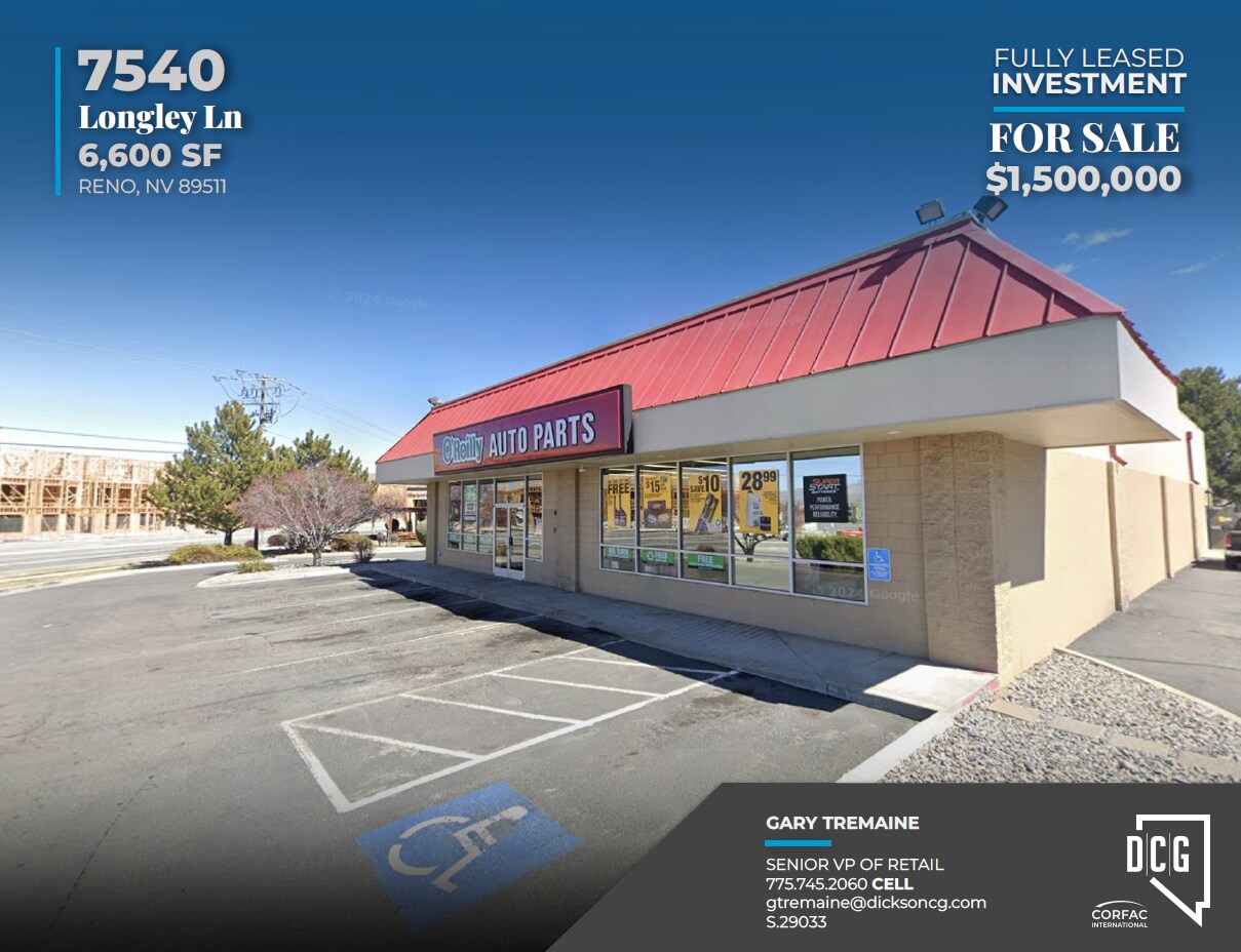 7540 Longley Ln, Reno, NV for sale Building Photo- Image 1 of 1