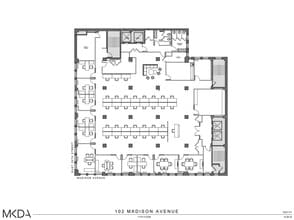 102 Madison Ave, New York, NY for lease Floor Plan- Image 1 of 1