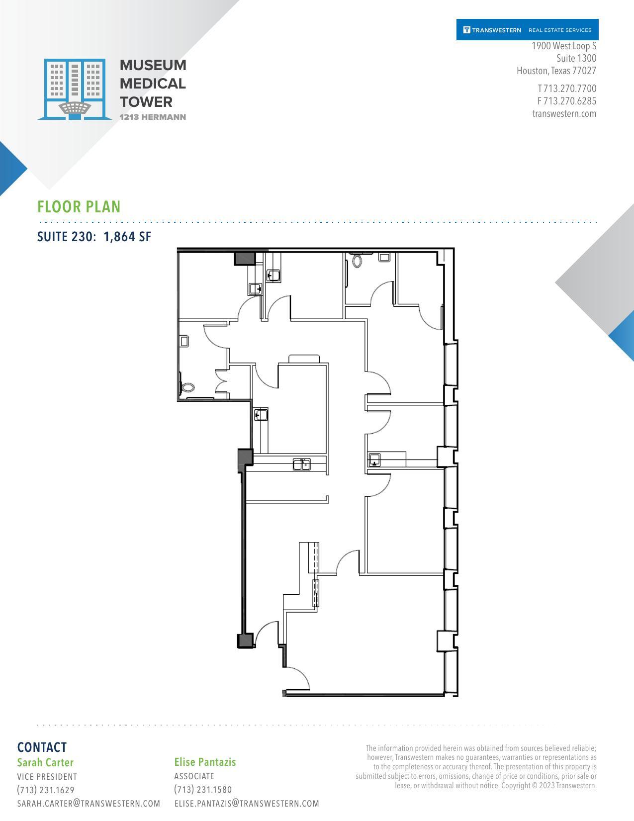 1213 Hermann Dr, Houston, TX for lease Floor Plan- Image 1 of 1