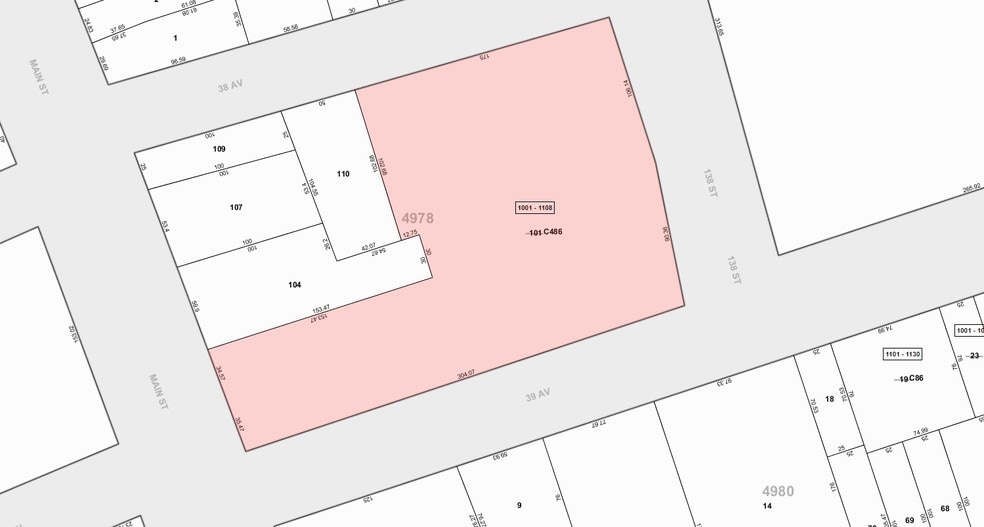 136-17 39th Ave, Flushing, NY for lease - Plat Map - Image 2 of 22