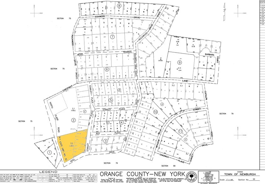 84 N Plank Rd, Newburgh, NY for lease - Plat Map - Image 2 of 51