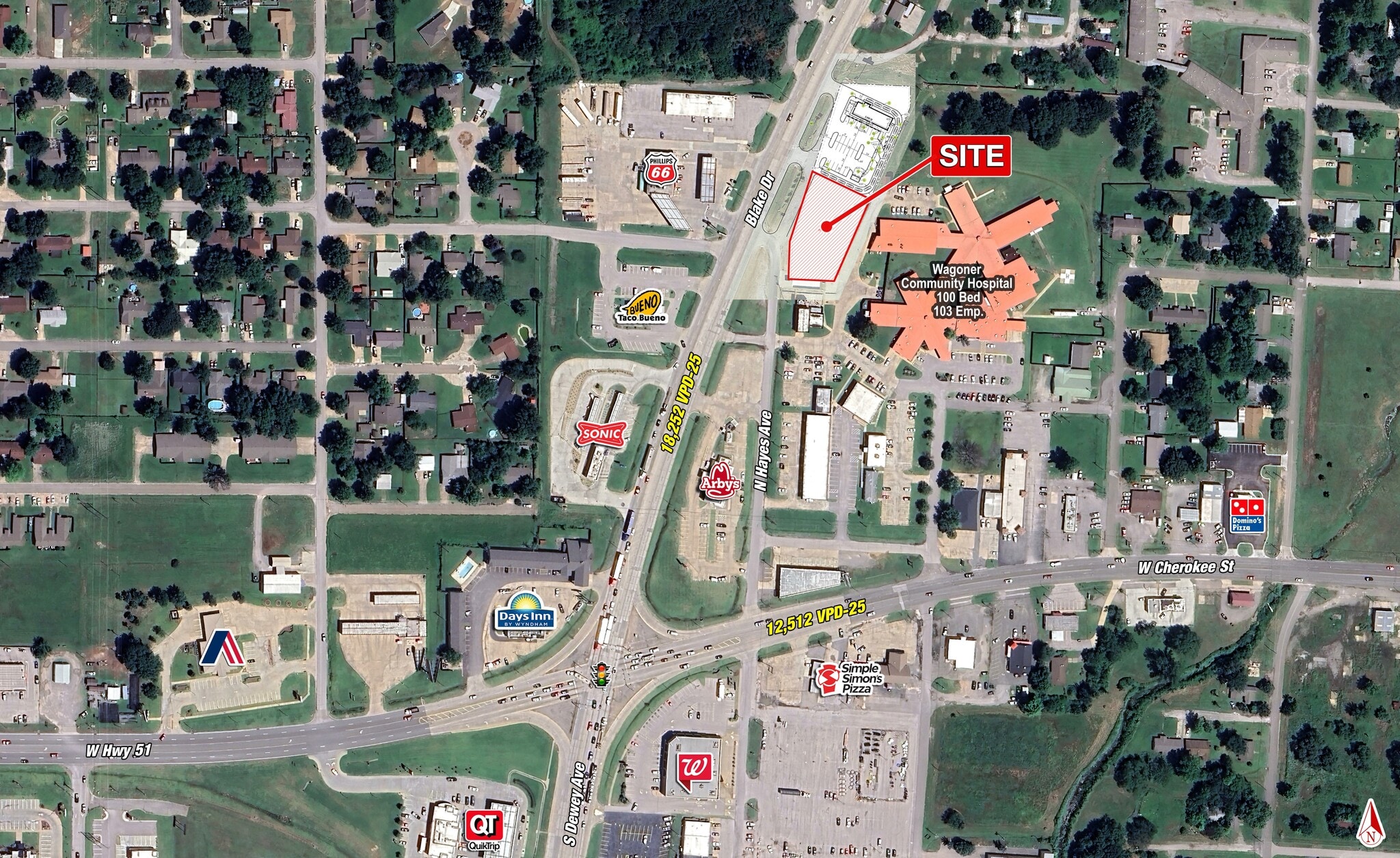 Blake Dr and N Hayes Ave, Wagoner, OK for sale Building Photo- Image 1 of 2