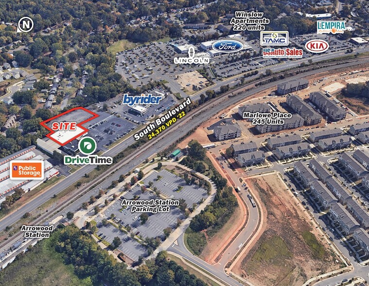 7301 South Blvd, Charlotte, NC for lease - Building Photo - Image 1 of 4