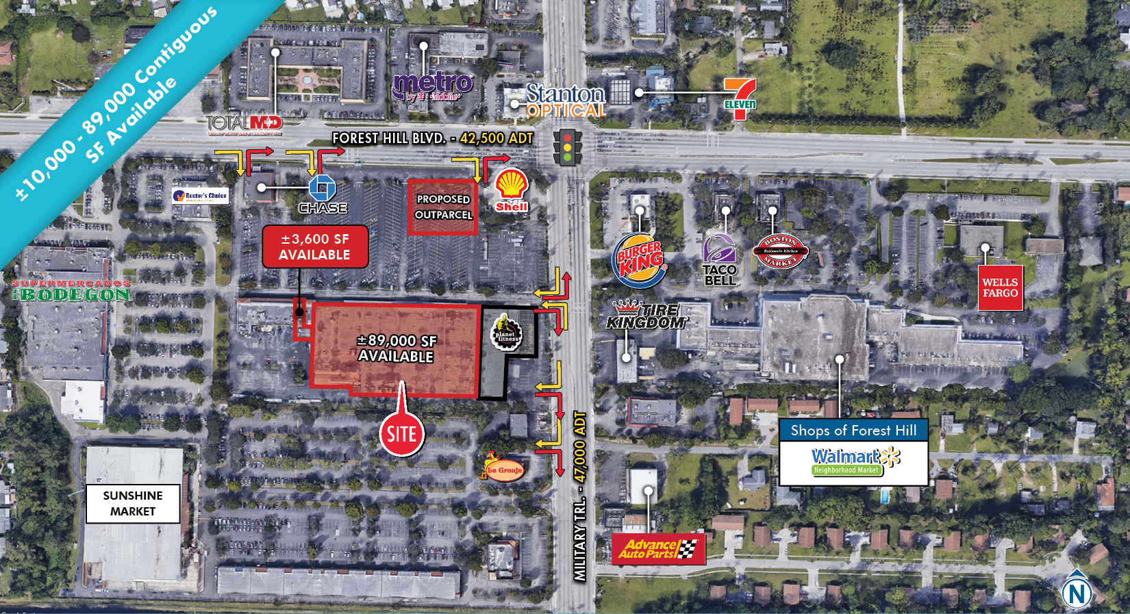 4560 Forest Hill Blvd, West Palm Beach, FL, 33415 - Retail Space For ...