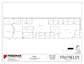 29200 Northwestern Hwy, Southfield, MI for lease Floor Plan- Image 1 of 1