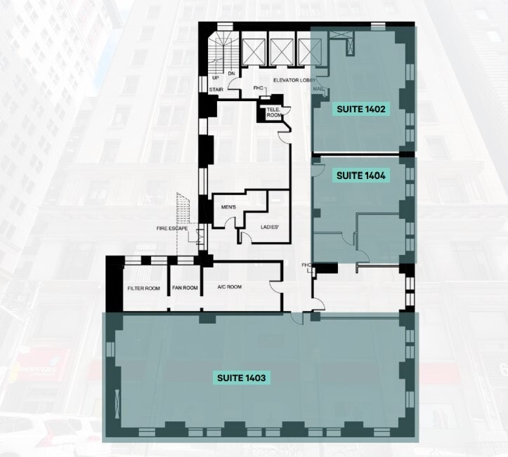 69 Yonge St, Toronto, ON for lease Floor Plan- Image 1 of 1