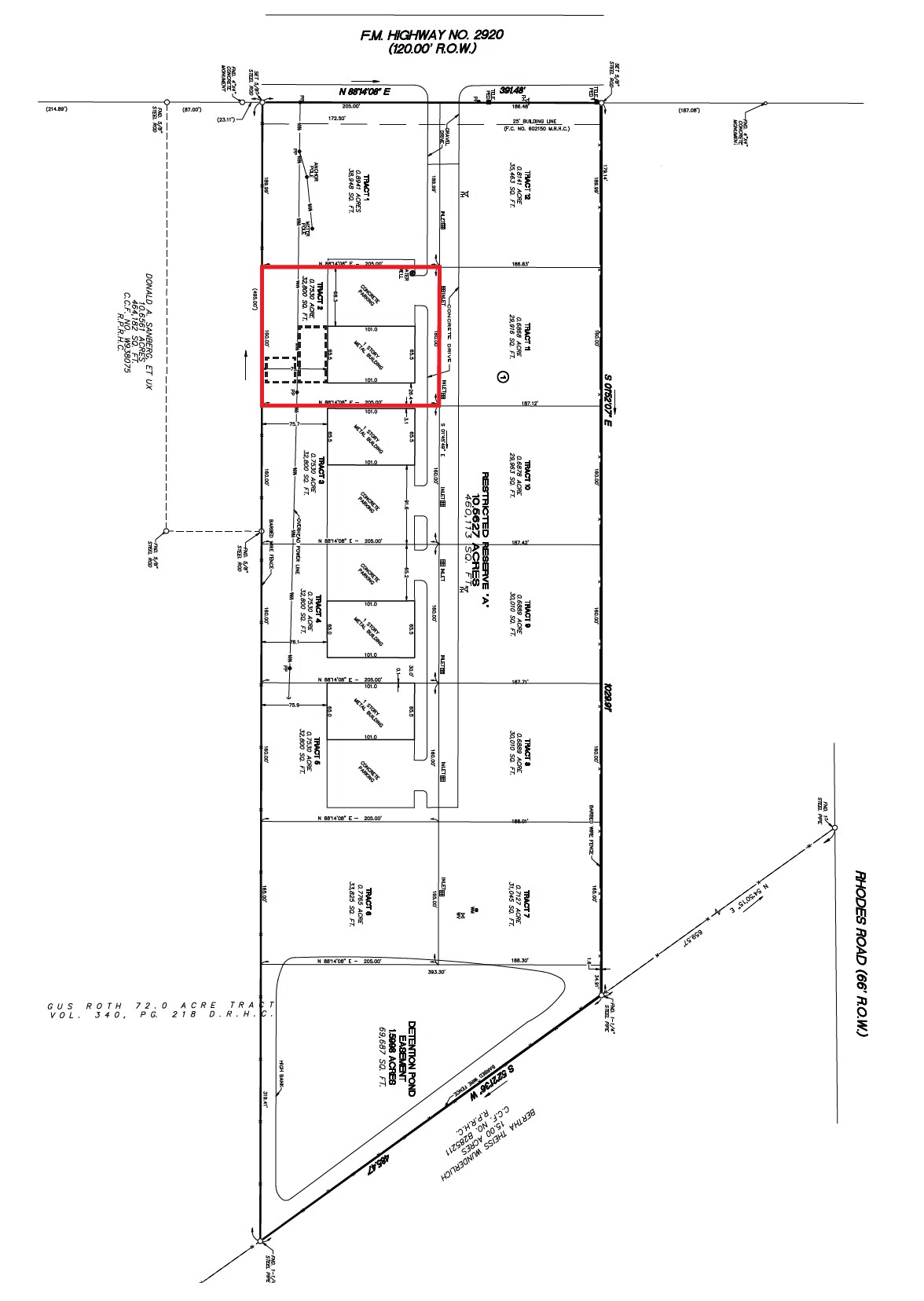 5059 FM 2920 Rd, Spring, TX for sale Site Plan- Image 1 of 1