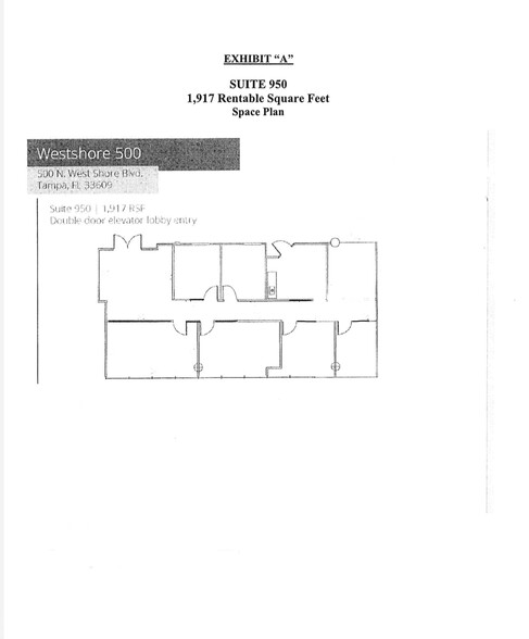 500 N West Shore Blvd, Tampa, FL for lease - Floor Plan - Image 3 of 6