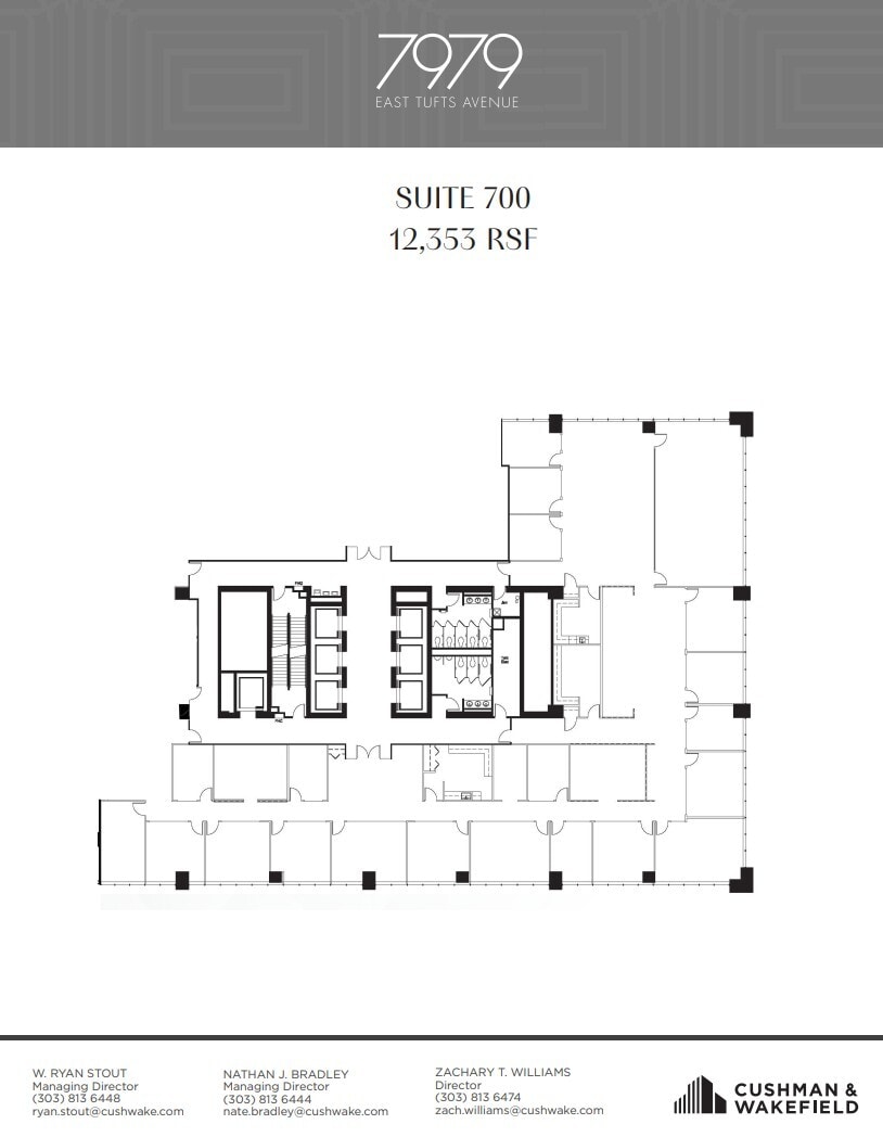 7979 E Tufts Ave, Denver, CO for lease Floor Plan- Image 1 of 1
