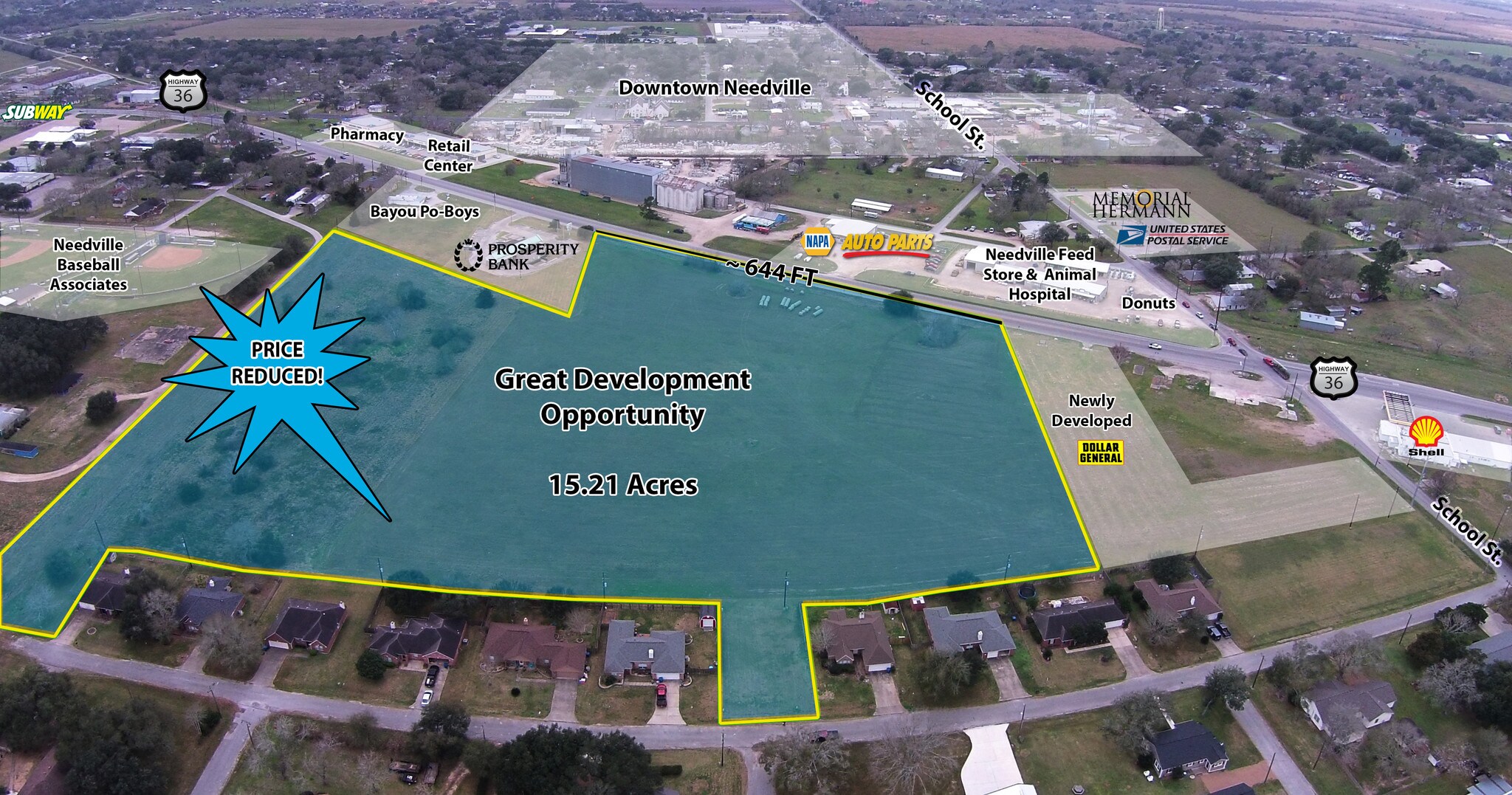 Highway 36, Needville, TX, 77461 Commercial Land For Sale