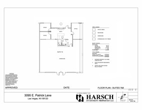 3035 E Patrick Ln, Las Vegas, NV for lease Site Plan- Image 1 of 8