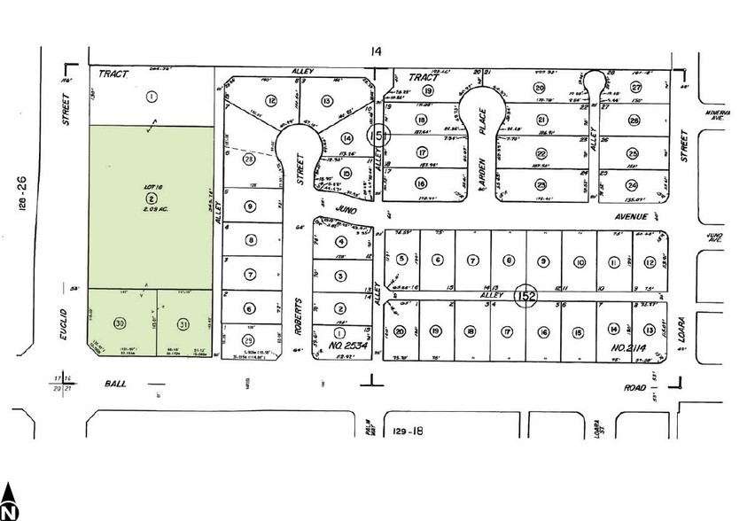 912-916 S Euclid St, Anaheim, CA for lease - Plat Map - Image 2 of 10