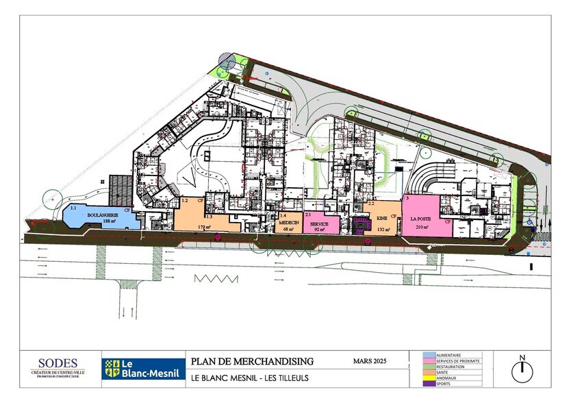 85 Avenue Descartes, Le Blanc-Mesnil for lease - Floor Plan - Image 3 of 4