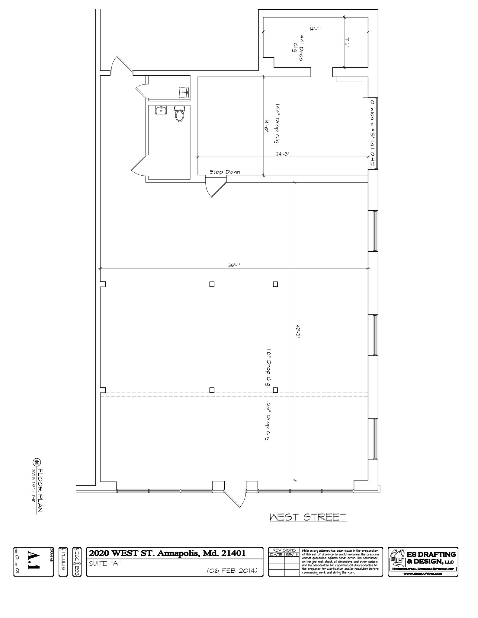 2020 West St, Annapolis, MD for lease Site Plan- Image 1 of 2