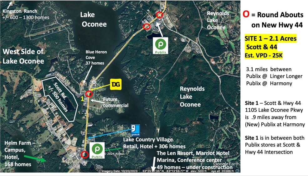 1105 Hwy 44, Eatonton, GA for sale - Aerial - Image 2 of 6