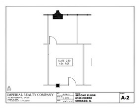 6160 N Cicero Ave, Chicago, IL for lease Floor Plan- Image 2 of 4