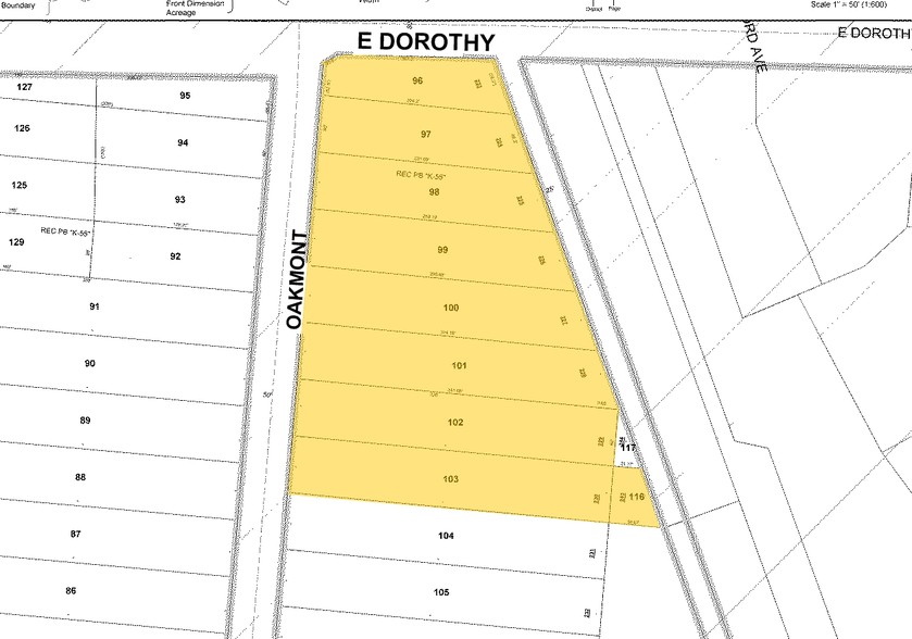 1100 E Dorothy Ln, Dayton, OH for sale - Plat Map - Image 2 of 2