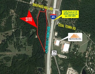 More details for SWC I-45 & Shepard Hill Rd, Willis, TX - Land for Sale