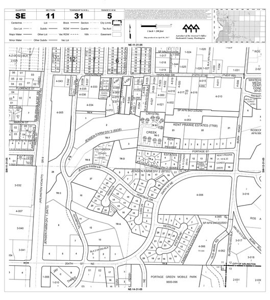 Olympic Pl, Arlington, WA for sale - Plat Map - Image 1 of 1